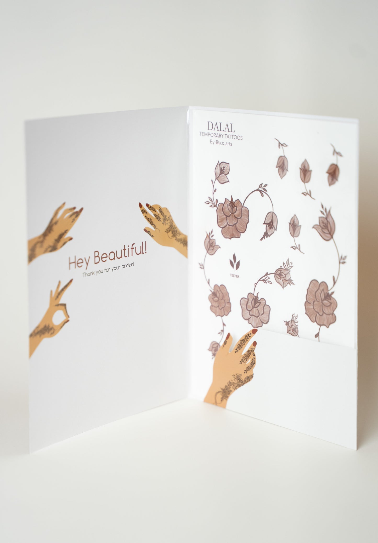 Brown Henna Tattoo: DALAL
