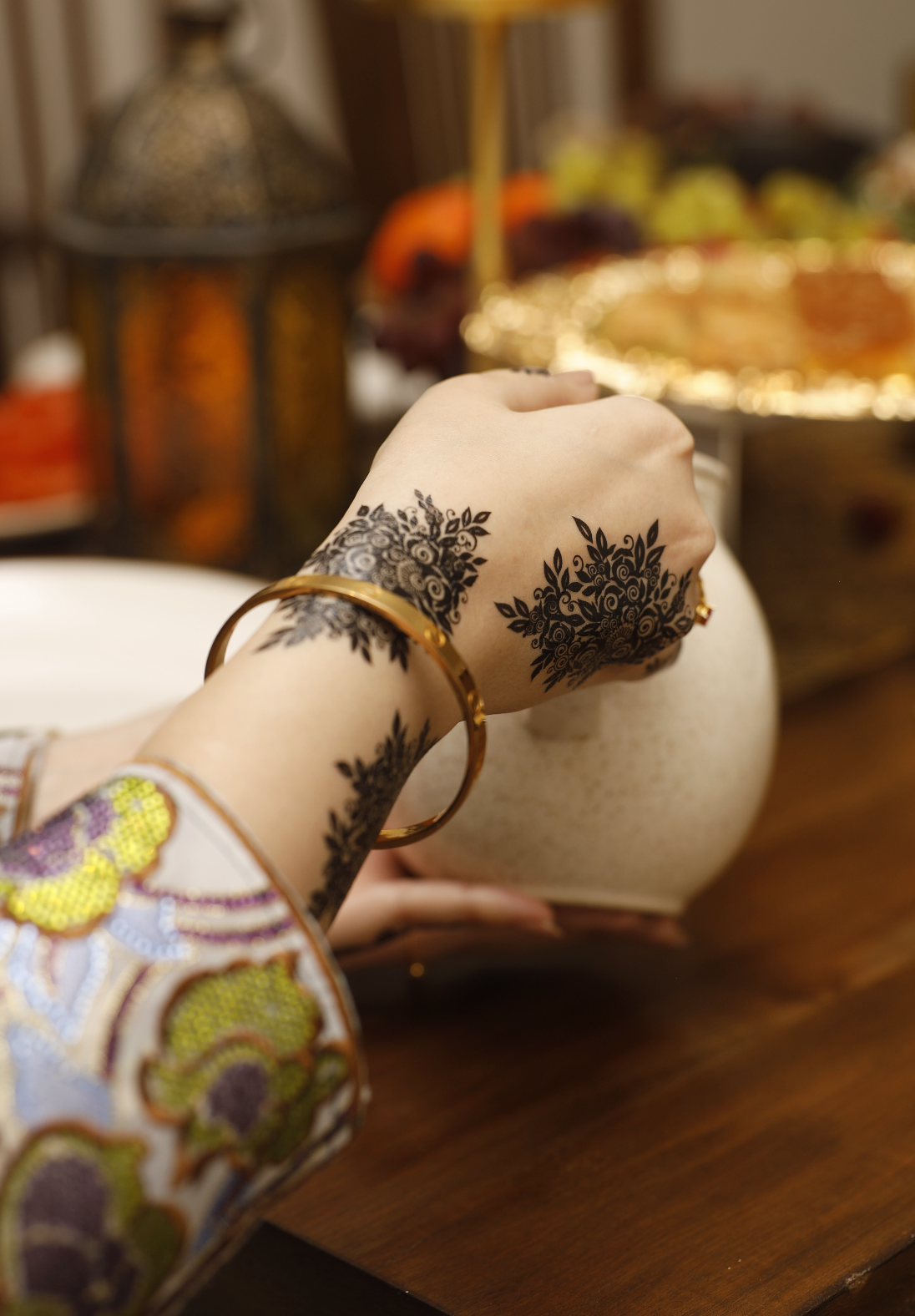Black Henna Tattoo: BOUQUET