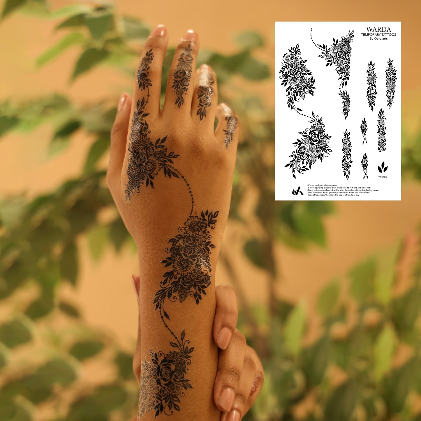 Black Henna Tattoo: WARDA