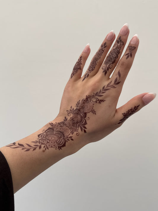 Brown Henna Tattoo: SHAIMA