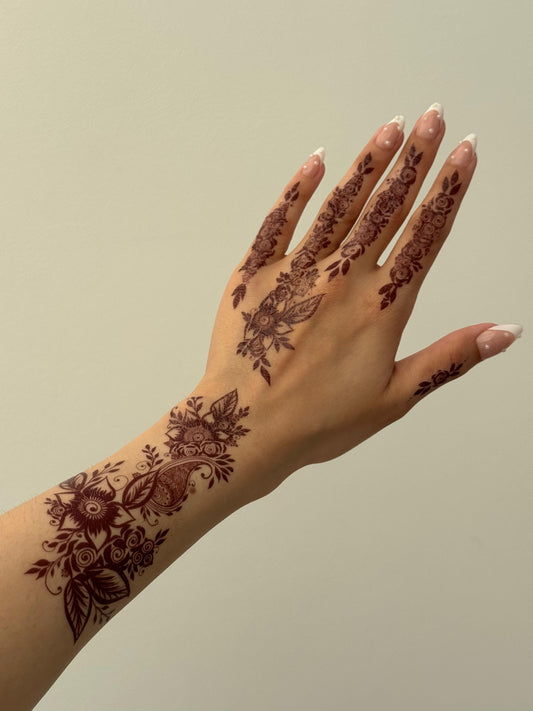Brown Henna Tattoo: MAYA