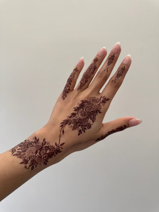 Brown Henna Tattoo: WARDA