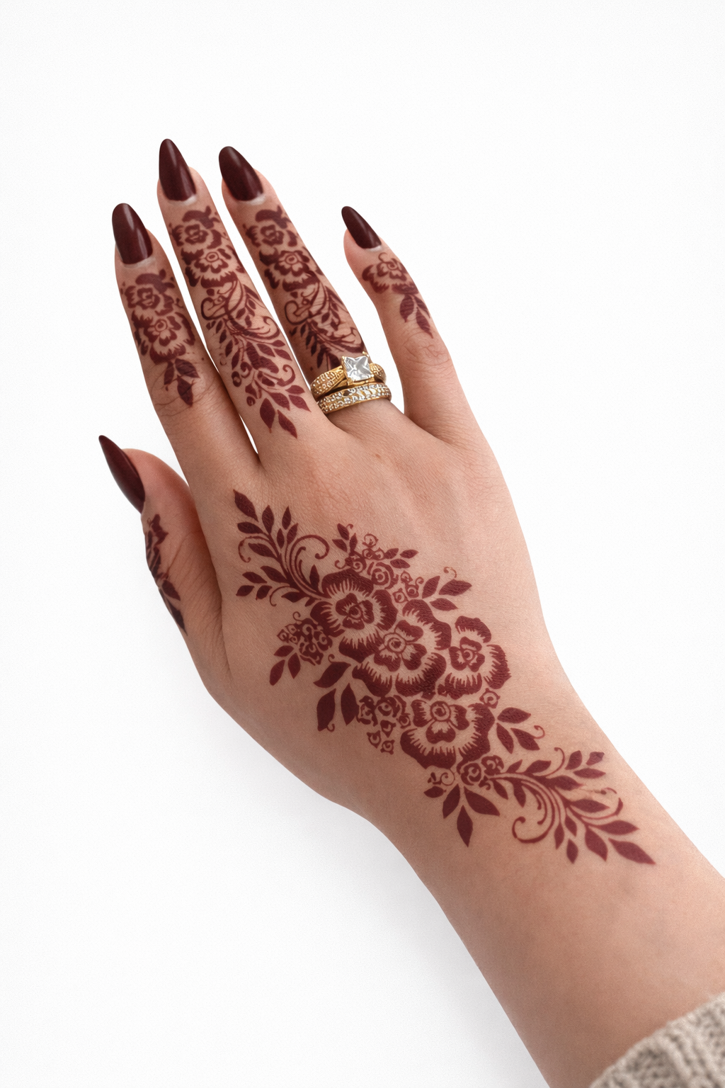 Silk Screen Stencil: NASHWA (Both hands in 1)