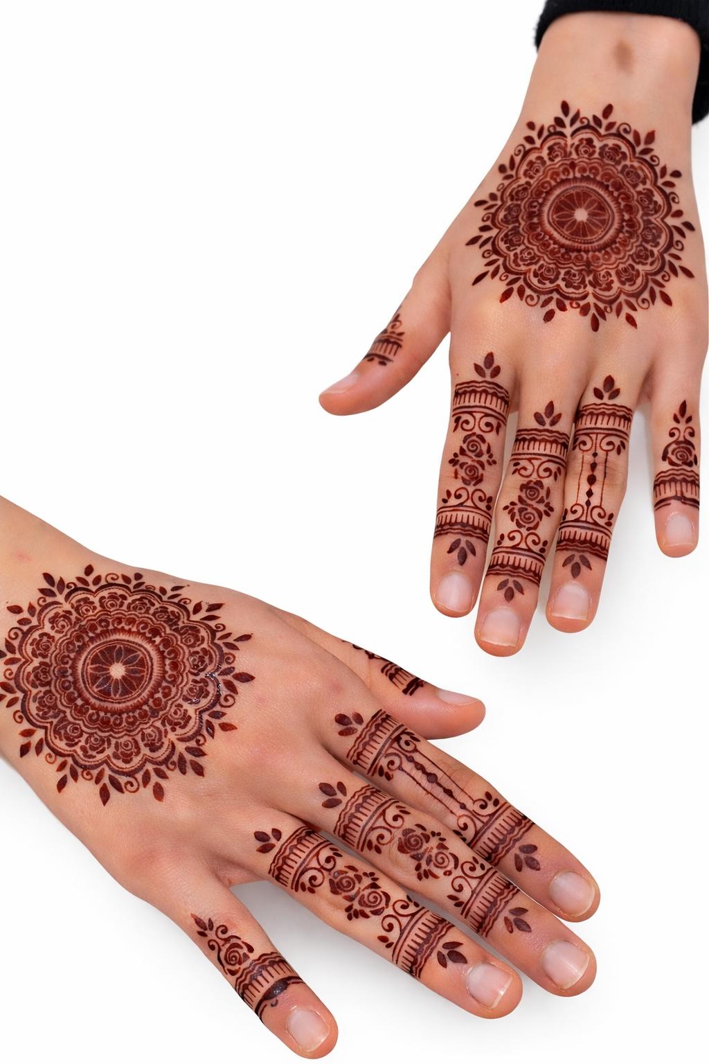 Silk Screen Stencil: BLUSH (Both Hands)