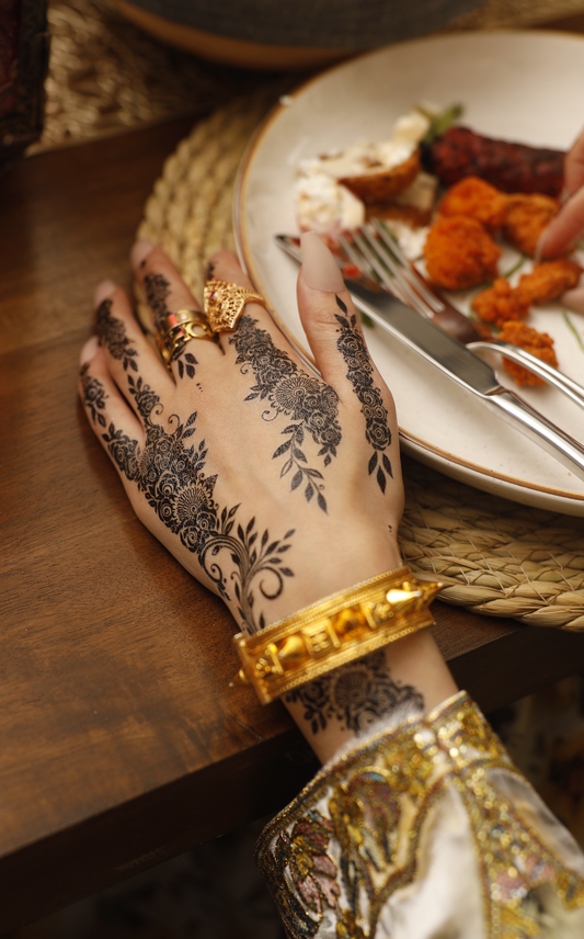 Black Henna Tattoo: AYAH