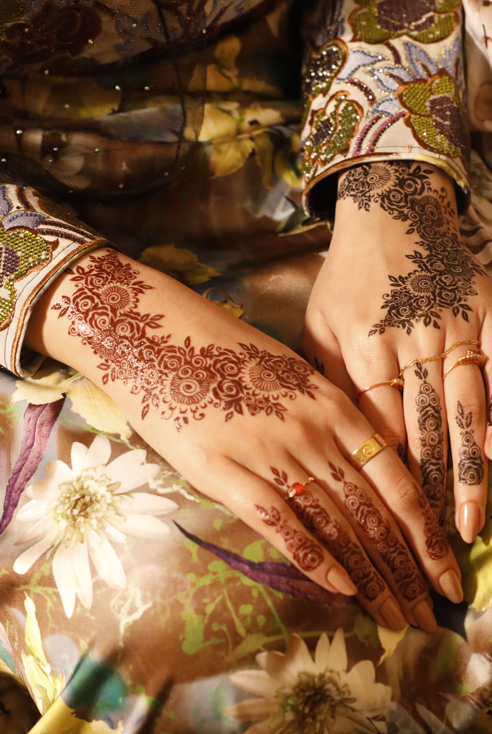 Brown Henna Tattoo: MONA