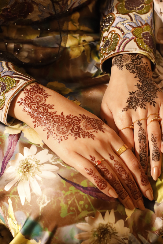 Brown Henna Tattoo: MONA