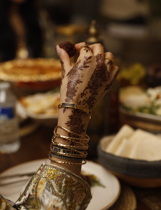 Brown Henna Tattoo: AYAH