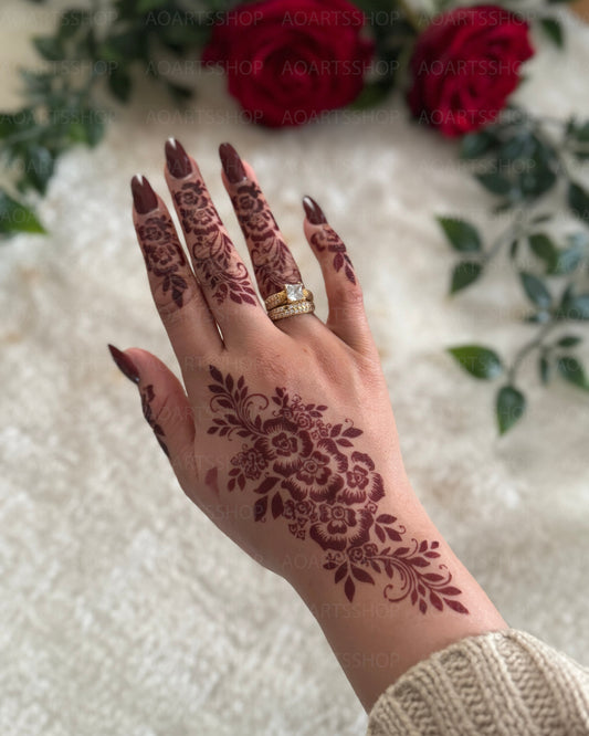 Silk Screen Stencil: NASHWA (Both hands in 1)